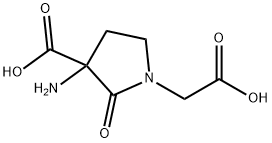 1-Pyrrolidineaceticacid,3-amino-3-carboxy-2-oxo-(9CI)|