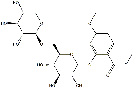 樱草苷, 154-60-9, 结构式