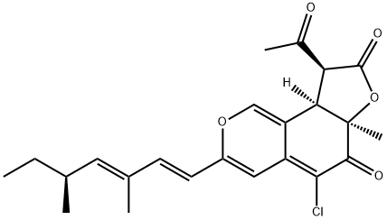 イソクロモフィロンIa 化学構造式