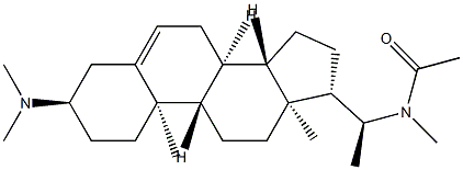 N-[(20S)-3α-(Dimethylamino)pregn-5-en-20-yl]-N-methylacetamide,15437-93-1,结构式