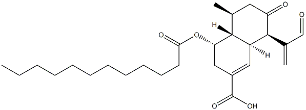 1-O-dodecanoylpanal 结构式