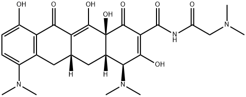 N,N-dimethylglycylamidominocycline 结构式