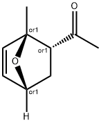 Ethanone, 1-[(1R,2R,4R)-1-methyl-7-oxabicyclo[2.2.1]hept-5-en-2-yl]-, rel- Structure
