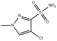 1H-Pyrazole-3-sulfonamide,4-chloro-1-methyl-(9CI) Struktur