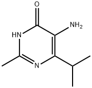 4(1H)-Pyrimidinone,5-amino-2-methyl-6-(1-methylethyl)-(9CI) 结构式