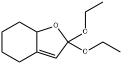 Benzofuran,2,2-diethoxy-2,4,5,6,7,7a-hexahydro-(9CI) Structure