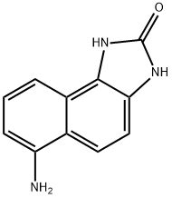 2H-Naphth[1,2-d]imidazol-2-one,6-amino-1,3-dihydro-(9CI) Structure