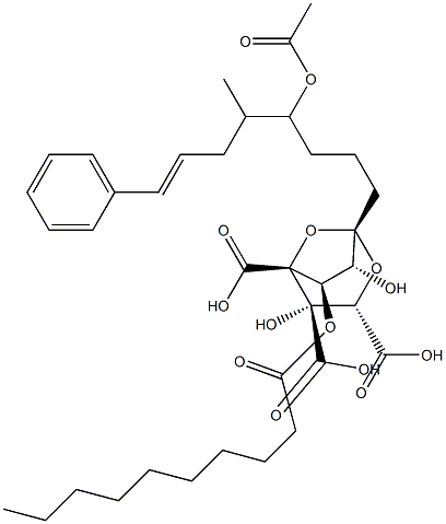 ザラゴジン酸D2 化学構造式