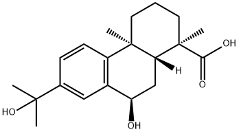 7α,15-Dihydroxydehydroabietic acid Structure