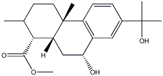 Methyl 7,15-dihydroxydehydroabietate Structure