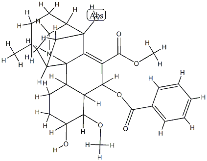 15521-76-3 5,6,9-[1]Butanyl[4]ylidene-5H-benz[6,7]indeno[7a,1-b]pyrrole-10-carboxylicacid,11-(benzoyloxy)-1,2,3,4,4a,6,7,7a,8,9,11,11a-dodecahydro-2,9-dihydroxy-1-methoxy-15-methyl-,methyl ester, (1S,2R,4aS,4bS,5R,6S,7aR,9S,11R,11aR,12R,15R)- (9CI)
