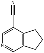 6,7-二氢-5H-环戊并[C]吡啶-4-腈, 15524-47-7, 结构式