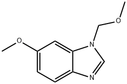 1H-Benzimidazole,6-methoxy-1-(methoxymethyl)-(9CI) 结构式