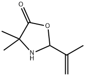 5-Oxazolidinone,4,4-dimethyl-2-(1-methylethenyl)-(9CI) 结构式
