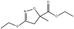 5-Isoxazolecarboxylicacid,3-ethoxy-4,5-dihydro-5-methyl-,ethylester(9CI) Struktur