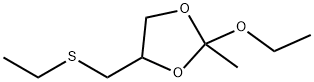 1,3-Dioxolane,2-ethoxy-4-[(ethylthio)methyl]-2-methyl-(9CI) Structure