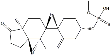 dehydroepiandrosterone-3-O-methylthiophosphonate Structure