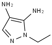 1H-Pyrazole-4,5-diamine,1-ethyl-(9CI),155601-15-3,结构式