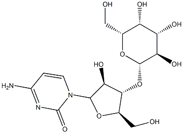 3'-O-galactopyranosylcytarabine Structure