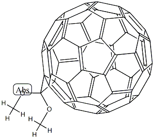 1,2-(DIMETHOXYMETHANO)FULLERENE C(60) 化学構造式
