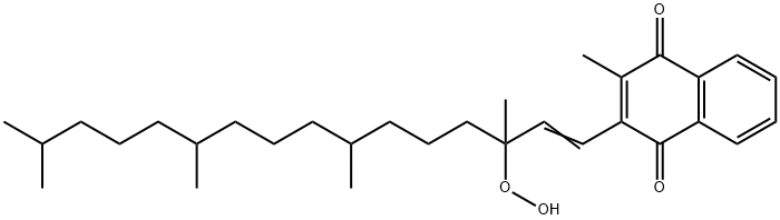 vitamin K1-hydroperoxide Struktur