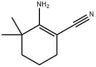 2-氨基-3,3-二甲基环己-1-烯-1-腈,15595-72-9,结构式