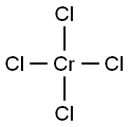 Chromium chloride(CrCl4), (T-4)- (9CI)
 Struktur