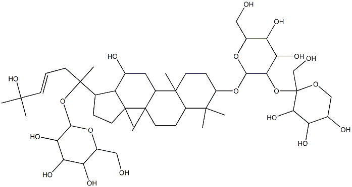 vina-ginsenoside R8 Struktur