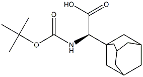 (R)-2-((3R,5R,7R)-ADAMANTAN-1-基)-2-((叔-丁氧羰基)氨基)乙酸,1564266-26-7,结构式