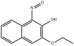 2-Naphthalenol,3-ethoxy-1-nitroso-(9CI) Structure