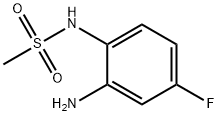 N-(2-氨基-4-氟苯基)甲磺酰胺,156522-13-3,结构式