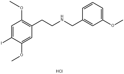 25I-NBOMe 3-methoxy isomer (hydrochloride),1566571-63-8,结构式
