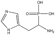 1-amino-2-(imidazol-4'-yl)ethylphosphonic acid Struktur