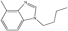 1H-Benzimidazole,1-butyl-4-methyl-(9CI) Structure