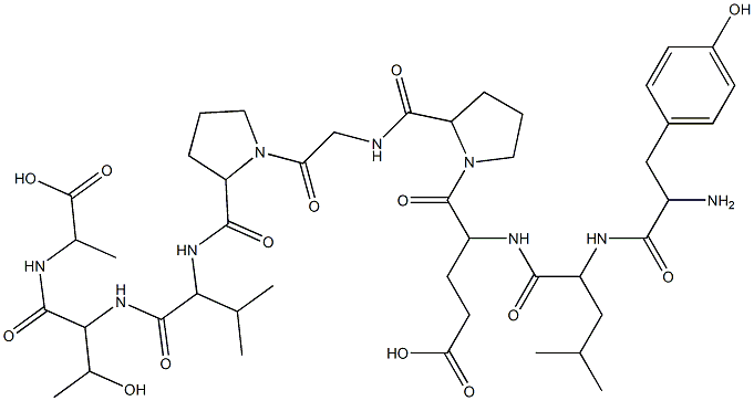 黑素细胞肽MELANOCYTE PROTEIN PMEL 17 (256-264) (HUMAN, BOVINE, MOUSE), 156761-76-1, 结构式
