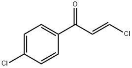 (E)-4',β-ジクロロアクリロフェノン 化学構造式