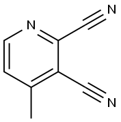 2,3-Pyridinedicarbonitrile,4-methyl-(9CI) Structure