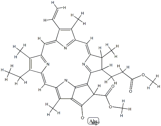 methylchlorophyllide A,15741-04-5,结构式