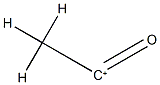 [1-14C] acetyl 化学構造式