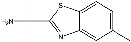 2-Benzothiazolemethanamine,alpha,alpha,5-trimethyl-(9CI) Structure