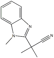 1H-Benzimidazole-2-acetonitrile,alpha,alpha,1-trimethyl-(9CI),157763-84-3,结构式