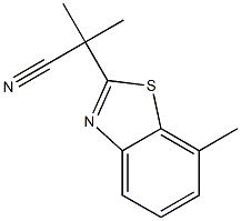 2-Benzothiazoleacetonitrile, альфа, альфа, 7-триметил (9CI) структура