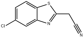 2-(5-氯-1,3-苯并噻唑-2-基)乙腈, 157764-03-9, 结构式
