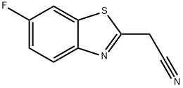 2-Benzothiazoleacetonitrile,6-fluoro-(9CI) Structure