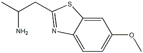 2-Benzothiazoleethanamine,6-methoxy-alpha-methyl-(9CI),157764-52-8,结构式