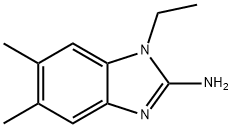 1H-Benzimidazol-2-amine,1-ethyl-5,6-dimethyl-(9CI) Struktur