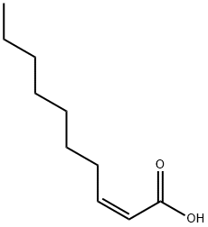 (Z)-2-decanoic acid Structure