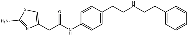 Mirabegron Deshydroxy 化学構造式