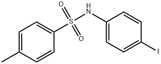 N-(4-碘苯基)-4-甲基-苯磺酰胺, 158268-30-5, 结构式