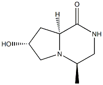 Pyrrolo[1,2-a]pyrazin-1(2H)-one, hexahydro-7-hydroxy-4-methyl-, [4R-(4-alpha-,7-ba-,8a-ba-)]- (9CI),158393-21-6,结构式